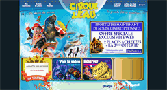 Desktop Screenshot of cirquesurleau.com